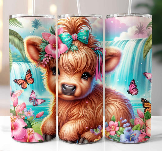 Beautiful cow tumbler