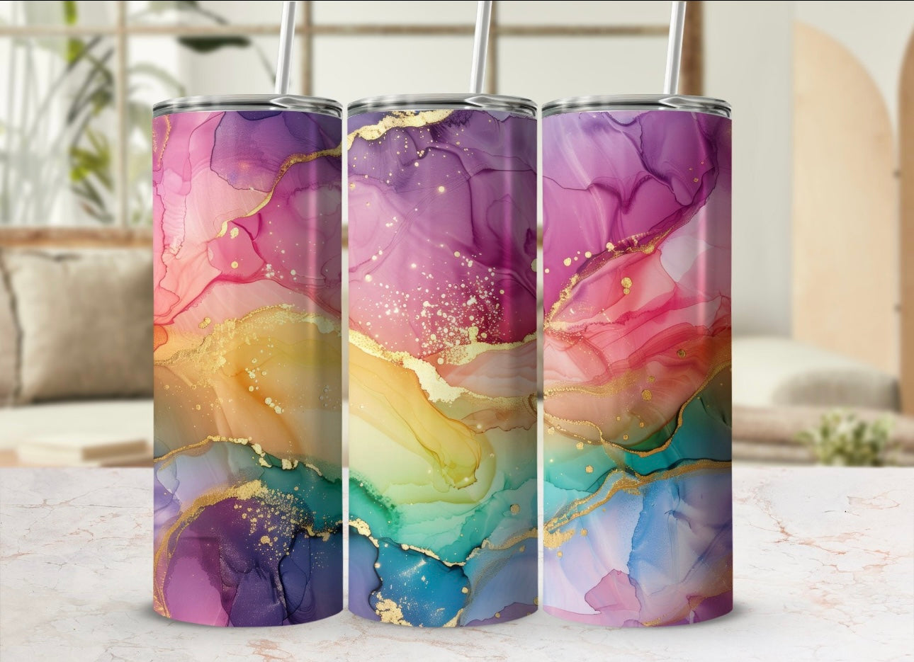 Colorful tumbler