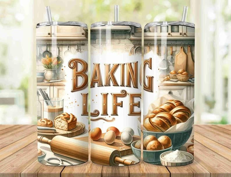 Baking life tumbler