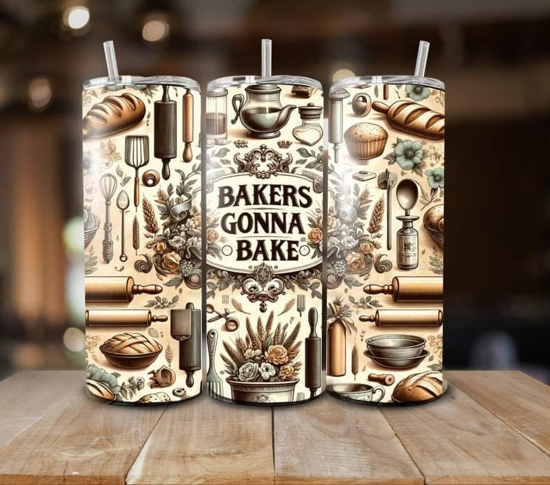 Bakers gonna bake tumbler